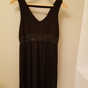 Ella moss black jersey dress